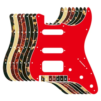 Качественная Накладка для гитары XinYue - Для США С 11 Отверстиями для винтов Strat С Одинарной скретч-пластиной Floyd Rose Tremolo Bridge Humbucker HSS