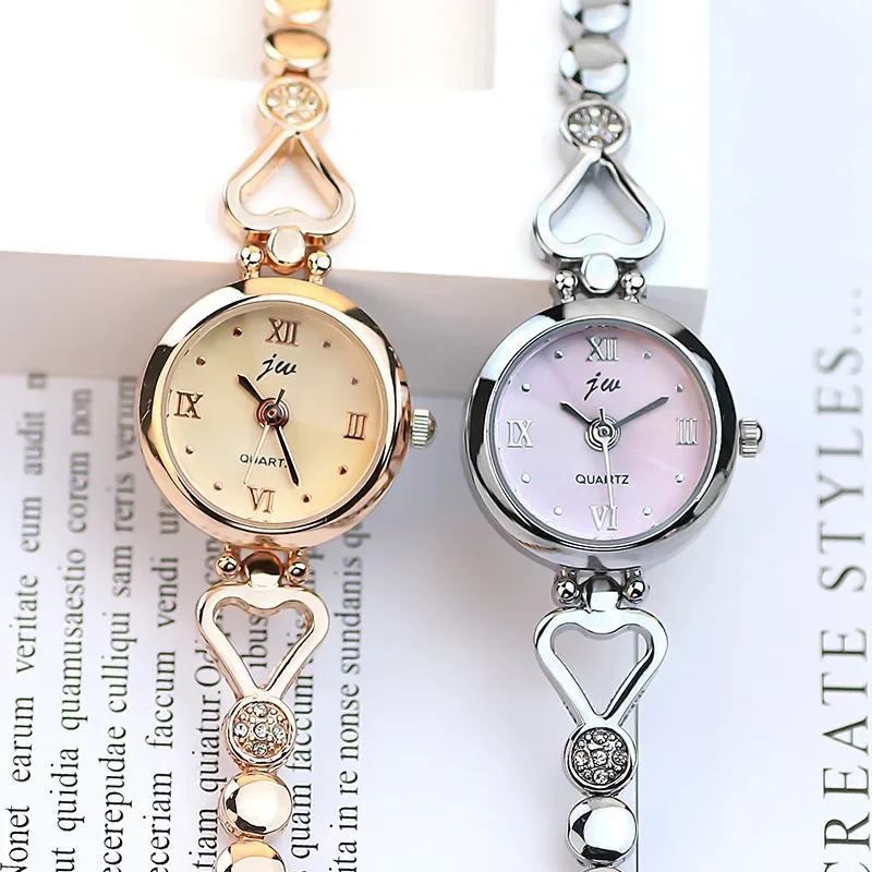 Роскошные женские часы, простые кварцевые наручные часы, часы с маленьким циферблатом, браслет, женские часы, подарочные часы для девочки Часы Женские Наручные