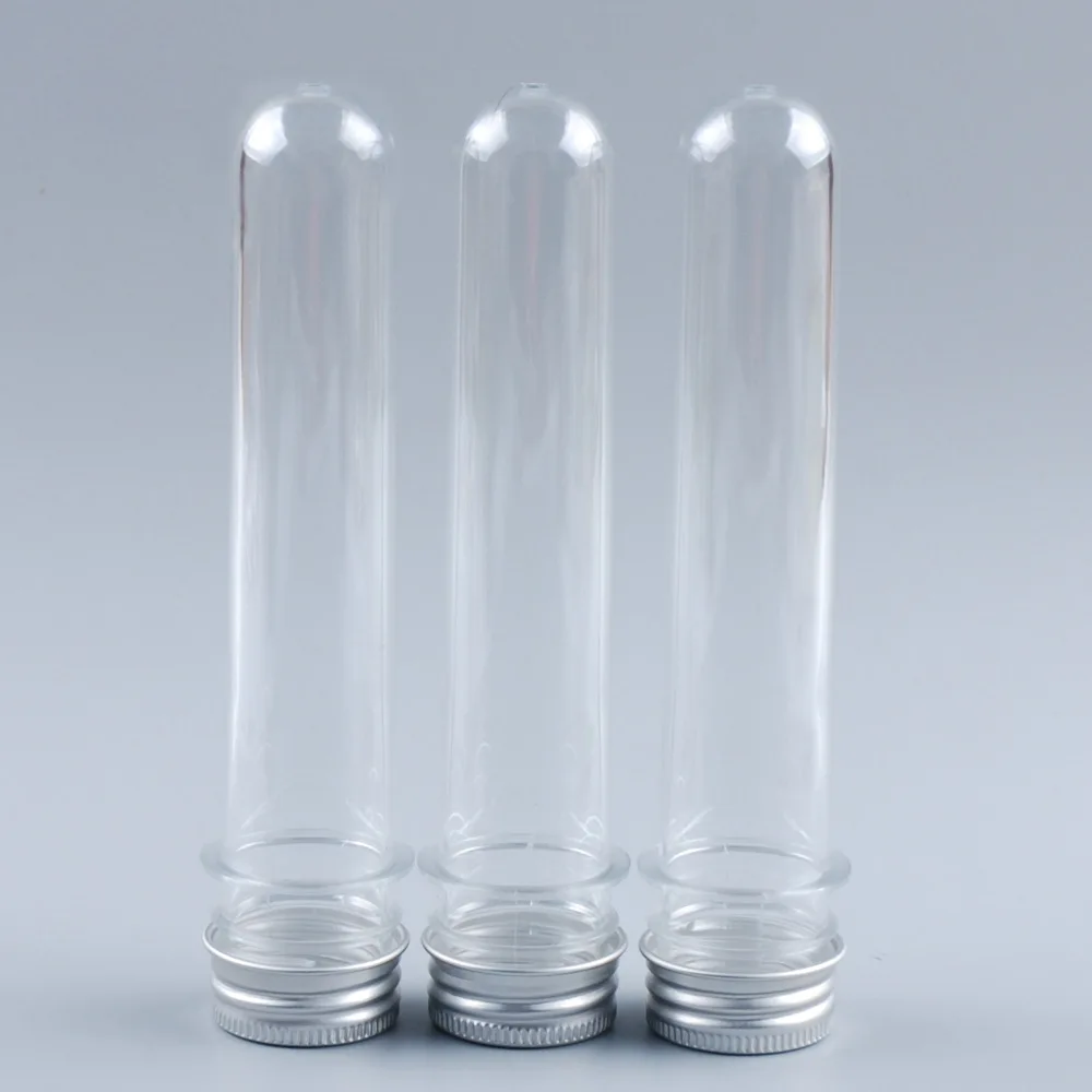 12 шт. пластиковых прозрачных пробирок с завинчивающимися крышками, контейнеры для косметического лосьона для конфет, 40 мл