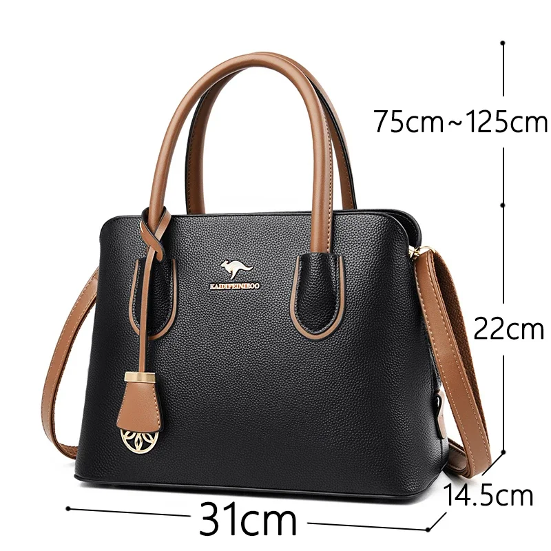 2023 Новая кожаная сумка в стиле ретро, женские кошельки и сумки, роскошные сумки, женские сумки, дизайнерские брендовые сумки через плечо для женщин