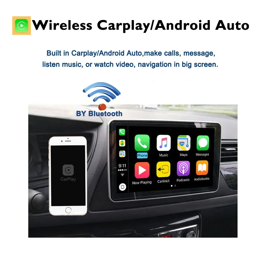 720P Беспроводной Carplay Android 13,0 8G + 256G 4G SIM Автомобильный DVD-плеер GPS Радио wifi Bluetooth Для Dacia Renault Duster Logan Sandero