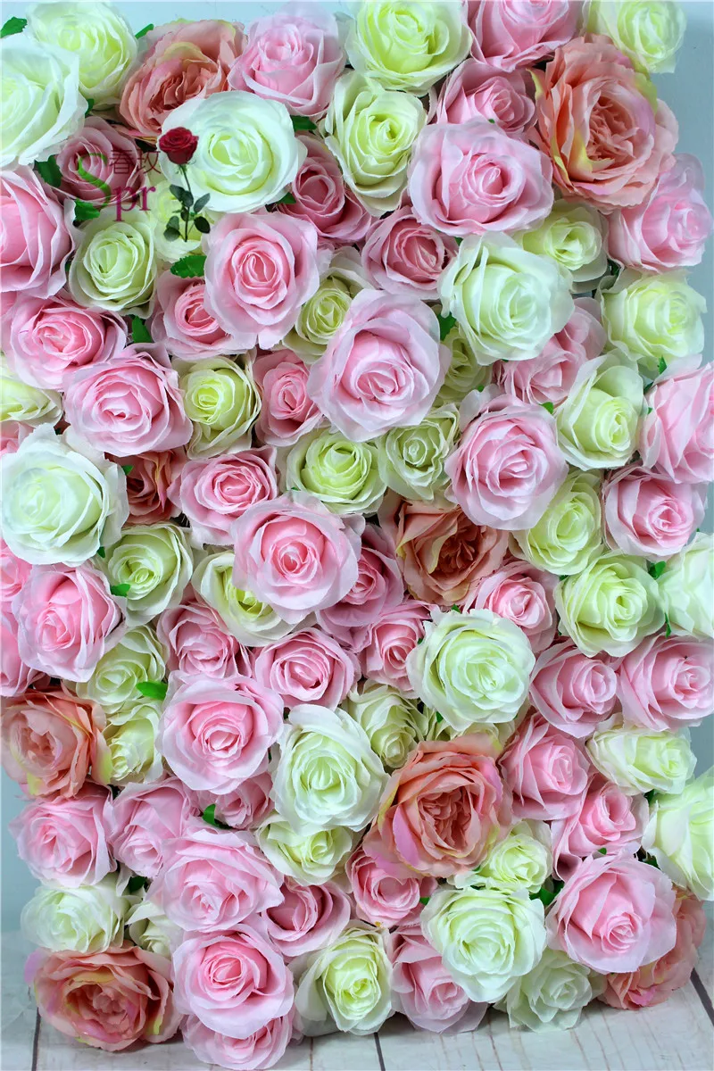 SPR mix color Бесплатная Доставка 10 шт./лот высокое качество 3D цветочная стена свадебный фон искусственная роза гортензия цветочные композиции