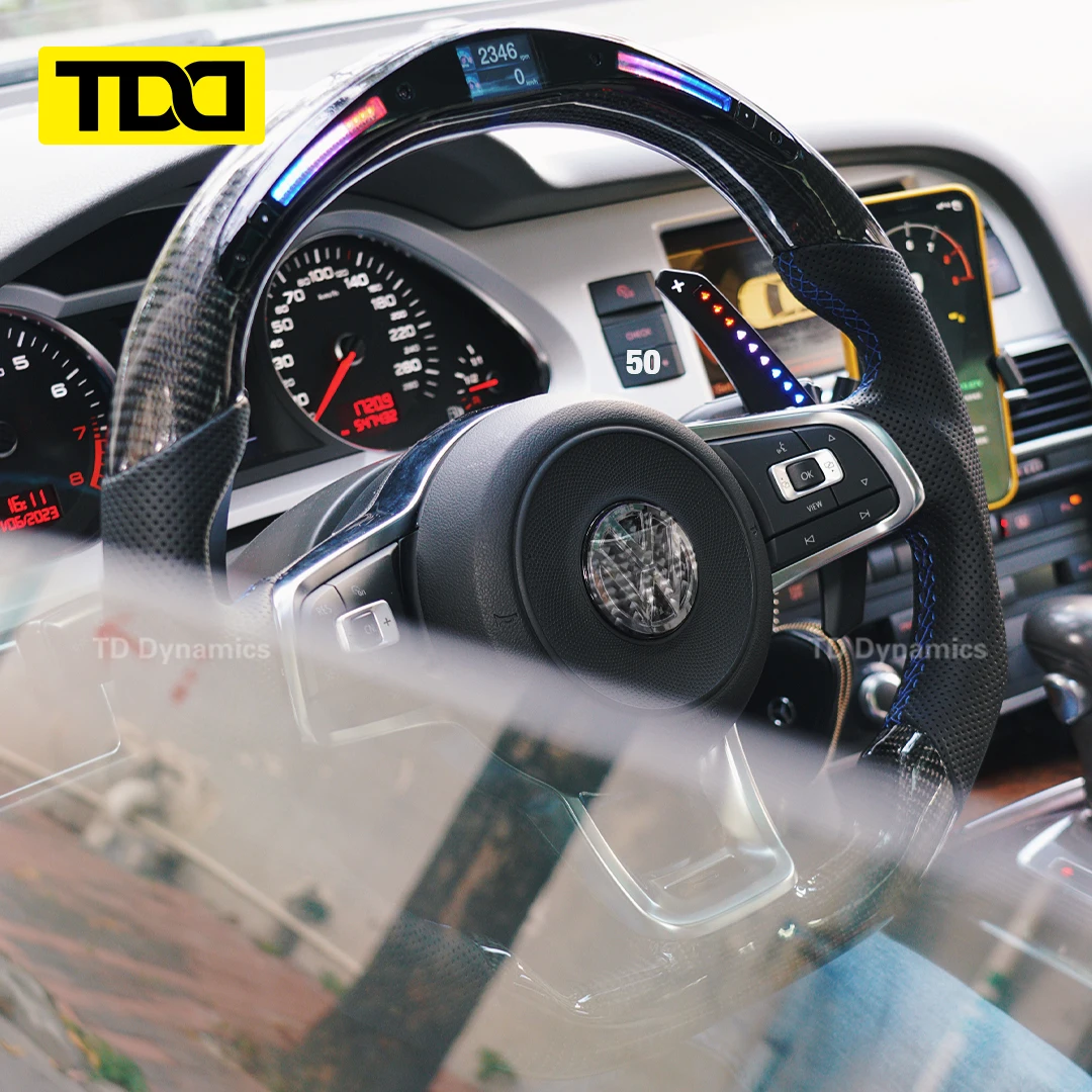 TDD Smart LED Модель рычага переключения передач Smart ONE и Galaxy Pro светодиодный сердечник рулевого колеса для VW GTI Golf MK7