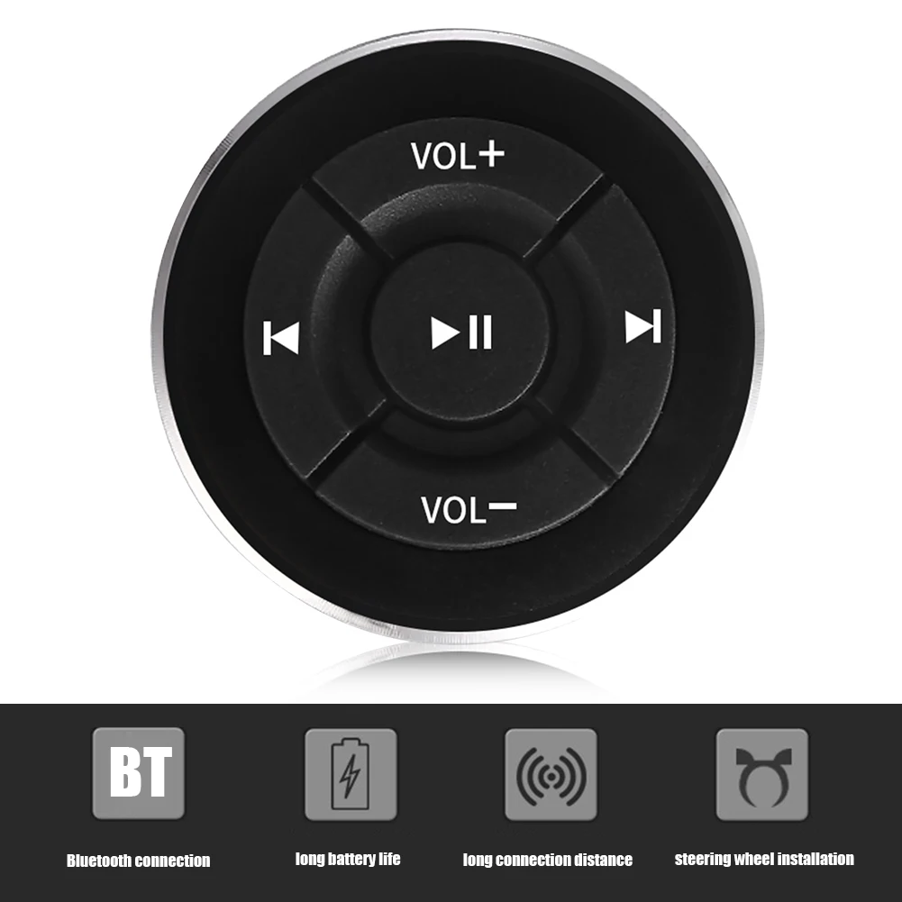 Автомобильный Беспроводной Bluetooth пульт дистанционного управления Mp3 Музыкальный плеер для Android IOS Управление смартфоном Автомобильный комплект для укладки