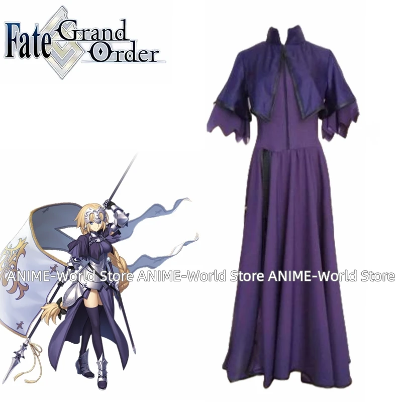 Игра Fate Grand Order FGO Jeanne d'Arc Alter Ruler Платье персонажа Saber Косплей костюм парик любого размера