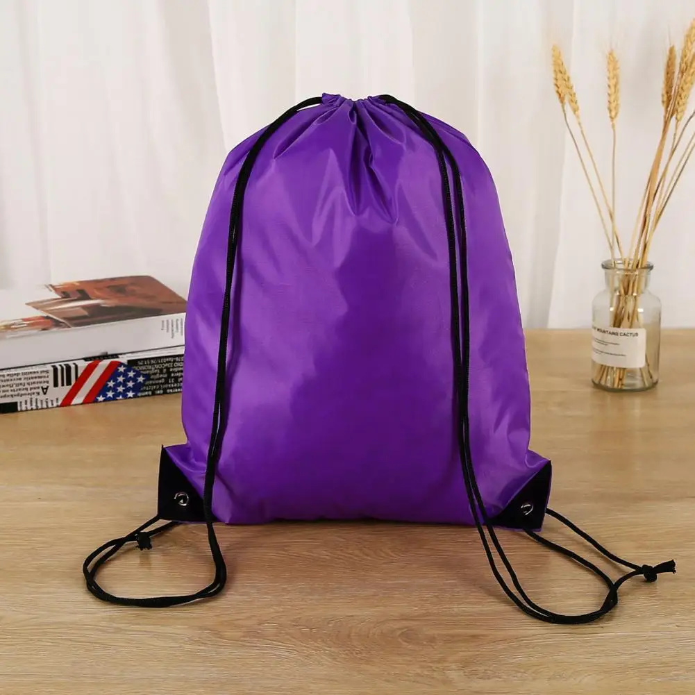 Модная авоська Практичная Угловая технология Карман на шнурке Эластичный рюкзак для хранения