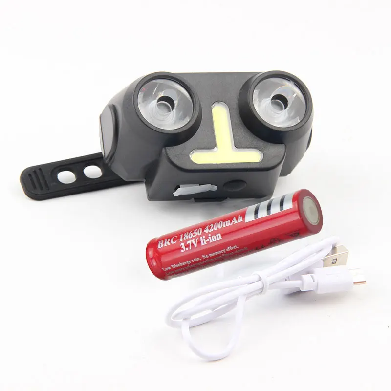 Перезаряжаемый Головной Фонарь Мини-Открытый Кемпинг Портативный Свет Высокой Сильной Белой Яркости Waterproff USB Mode LED