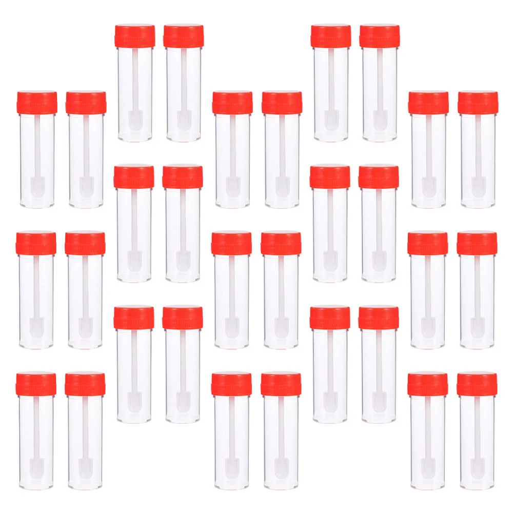 Пластиковые стаканчики для мочи, стаканчики для образцов, контейнеры для мочи, стаканчики для образцов мочи с крышками (25 мл)