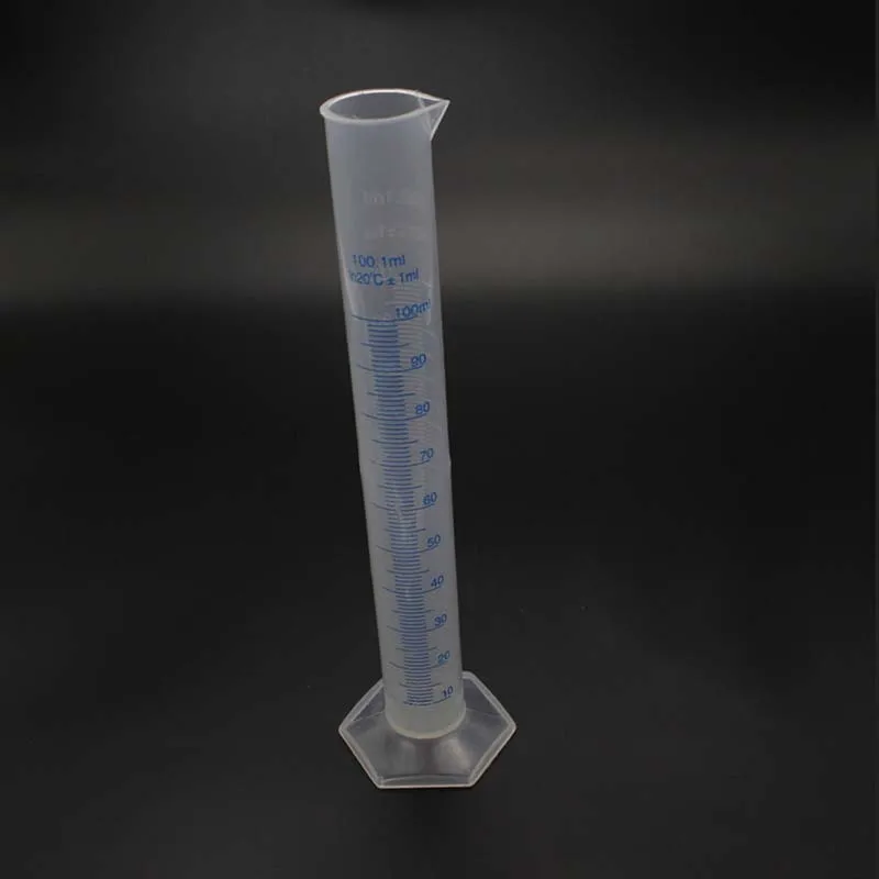пластиковый мерный цилиндр объемом 100 мл, градуированные цилиндры для лабораторных принадлежностей, лабораторные инструменты