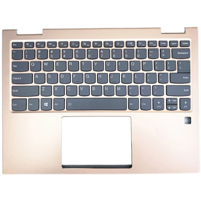Подставка для рук Ноутбука клавиатура Для Lenovo Yoga 730 730-13 730-13IKB US 5CB0Q95914 SN20Q40624 Верхняя Крышка корпуса С подсветкой Серебристо-Золотого Цвета