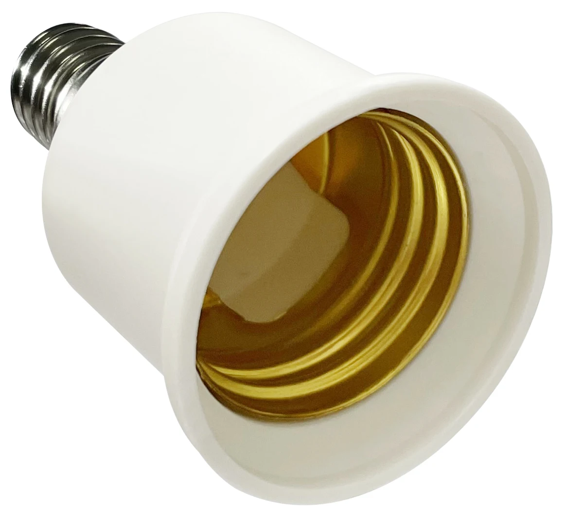 Розетка для преобразования адаптера E14 в E27 Огнеупорный пластиковый Преобразователь Высококачественный Материал Розетка для адаптера электрической лампочки Держатель лампы