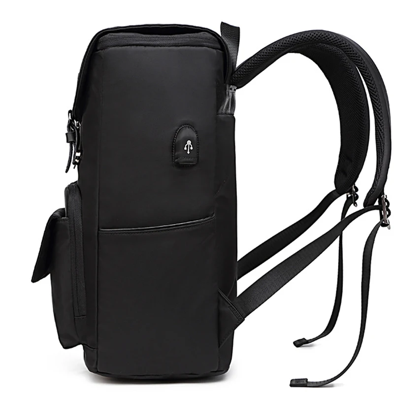 Рюкзак для деловых поездок, Корейский ноутбук, повседневные Оксфордские мужские многофункциональные сумки, зарядка через USB, водонепроницаемые уличные рюкзаки Mochila