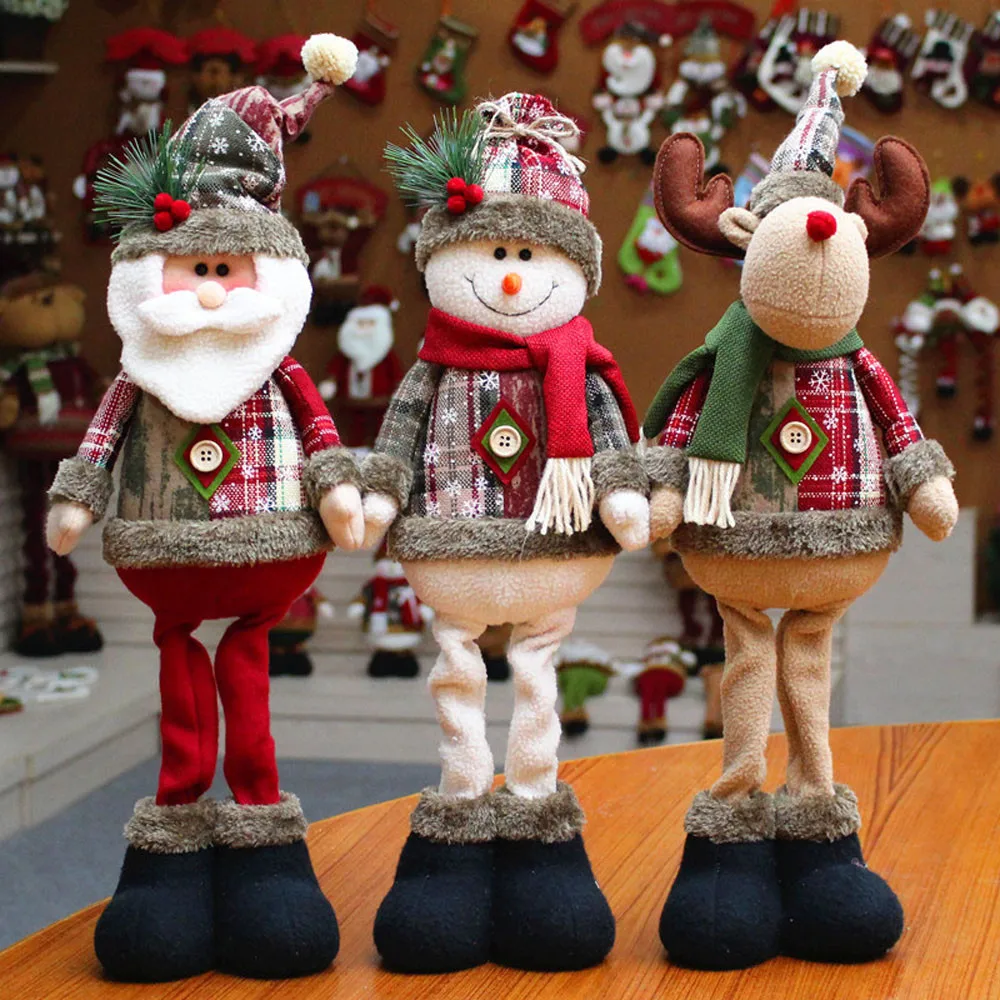Санта Клаус, Снеговик, кукла-Лось, Рождественское украшение, Рождественская елка, достойные украшения