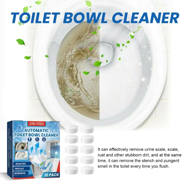 Таблетки для чистки унитаза Мощное чистящее средство для домашнего офиса, туалета в общежитии Clean T21C