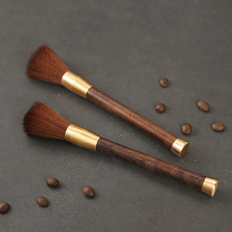 Щетка для чистки кофемолки с деревянной ручкой на шнурке Инструмент для чистки щетки для кофемашины для бариста Домашняя кухонная посуда для кофе