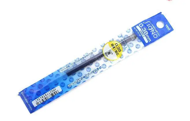 1 шт. Шариковая ручка Uni 0.38 мм Signo Refill UMR-1 для UM-151, выдвижная гелевая чернильная ручка stylo для школьного офиса