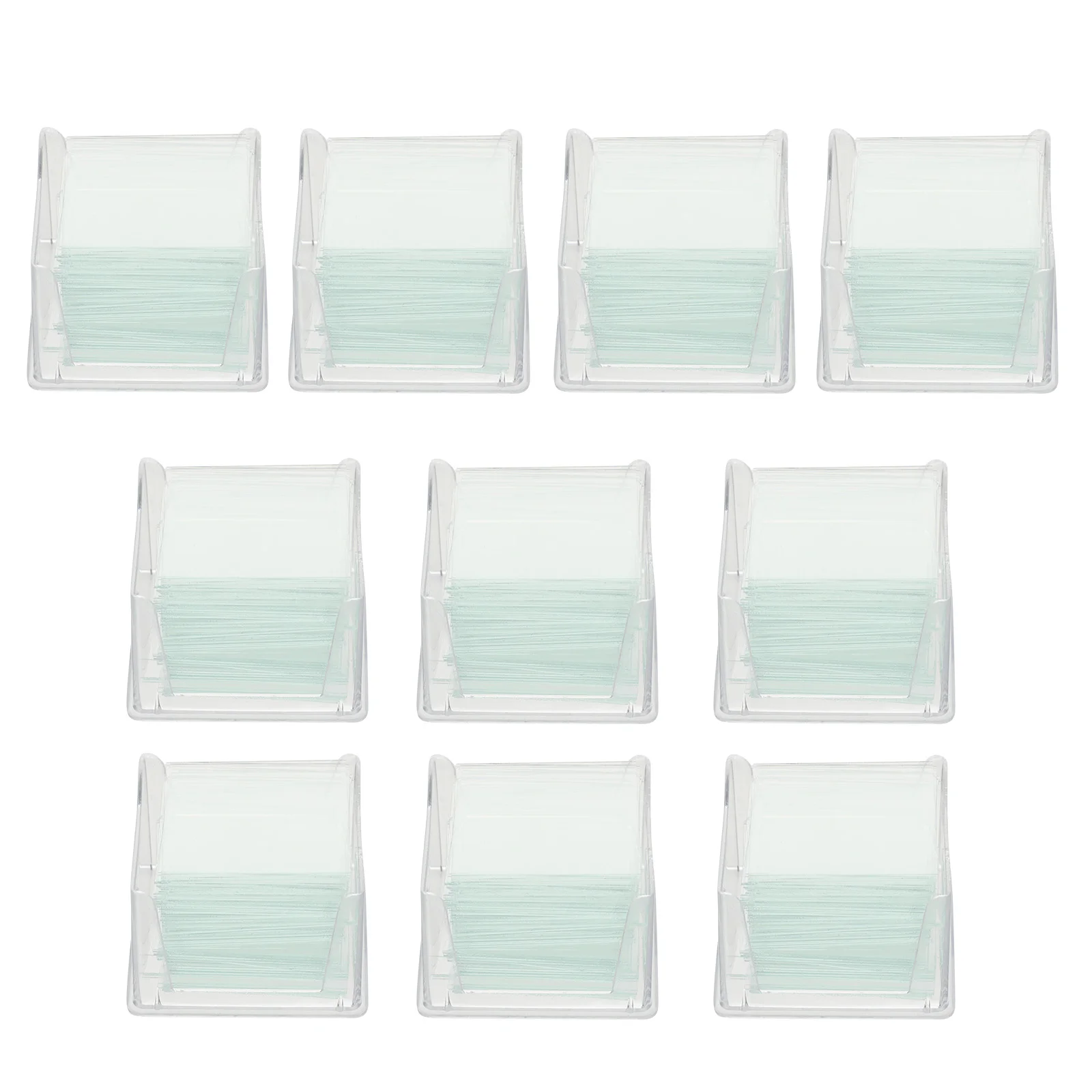 1000 / 10 Коробок подготовленных предметных стекол для микроскопа для базового образования в области биологических наук Квадратные покровные листы из прозрачного стекла