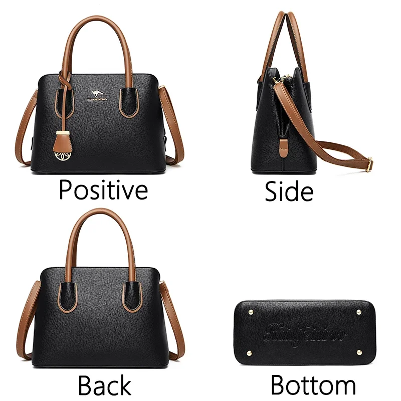 2023 Новая кожаная сумка в стиле ретро, женские кошельки и сумки, роскошные сумки, женские сумки, дизайнерские брендовые сумки через плечо для женщин