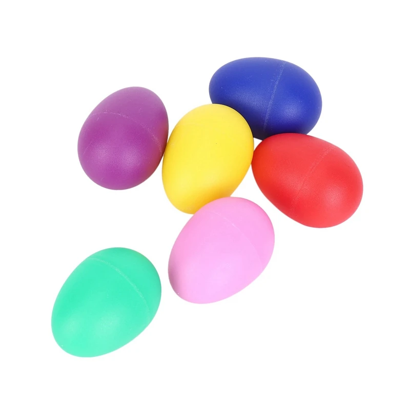 96 шт. Набор для взбивания яиц Пасхальные яйца Маракасы Музыкальные яйца Пластиковые яйца 6 цветов