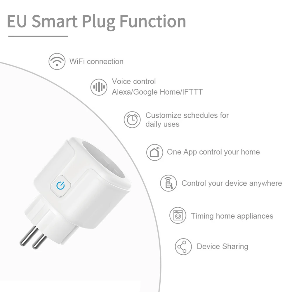 EU AU 16A 20A Умная розетка wifi UK Plug реализует интеллектуальный доступ ко всему дому с помощью Zigbee Hub gateway control Google Home Alexa