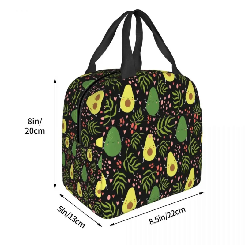 Авокадо, Термоизолированная сумка для ланча, Женский Портативный контейнер для ланча для детей, школьников, Многофункциональная коробка для еды