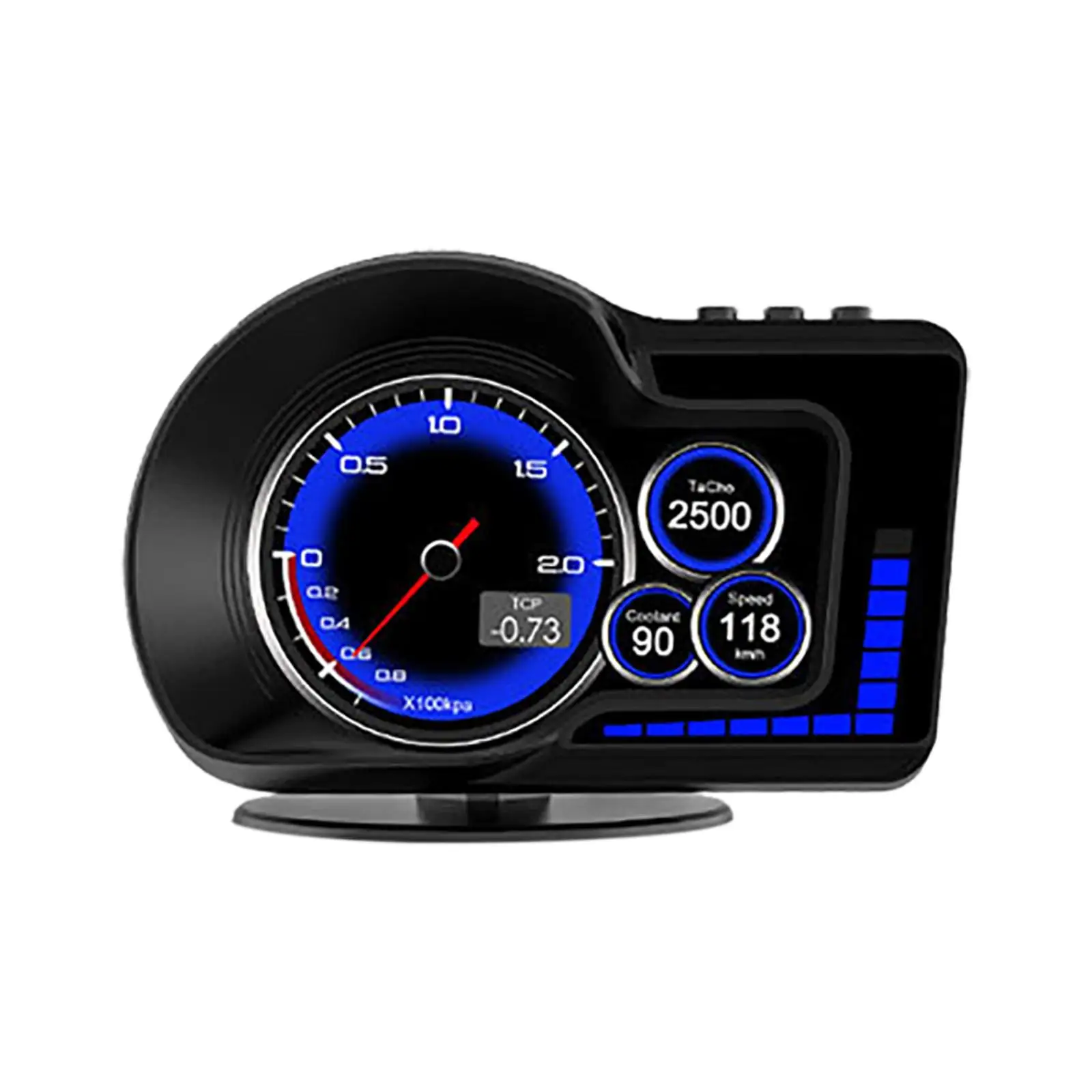 Автомобильный головной дисплей HUD дисплей Измеритель скорости автомобиля высоты наклона