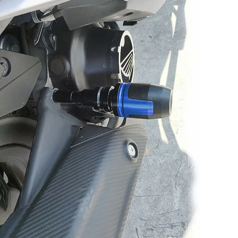 Для YAMAHA MT-03 MT03 MT 03 Новый высококачественный мотоцикл с ЧПУ Алюминиевые аварийные накладки Выхлопная рамка Слайдер протектор