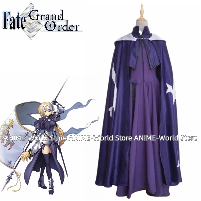 Игра Fate Grand Order FGO Jeanne d'Arc Alter Ruler Платье персонажа Saber Косплей костюм парик любого размера