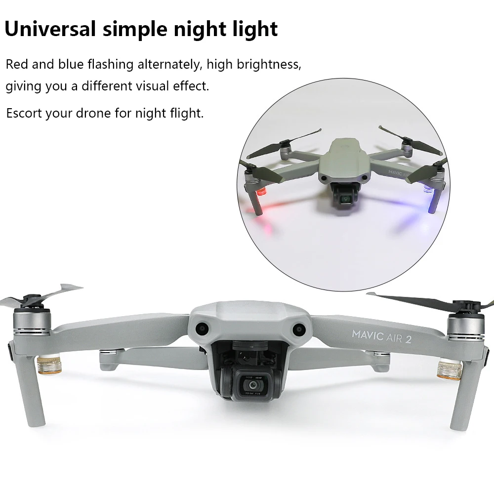 Легкий Вес 5 г и компактный Размер Night Flying Light Сигнальная Лампа Для Навигации Дрона Светодиодная Вспышка Для DJI Mavic Mini Drone