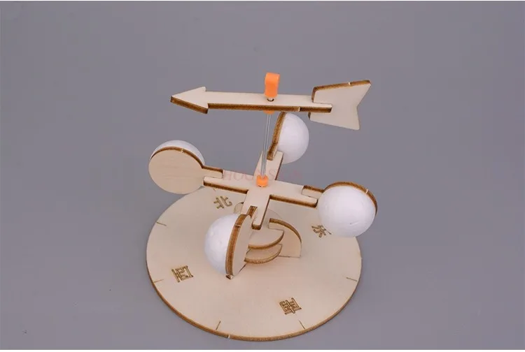 Небольшое производство флюгера детский научный эксперимент материаловедение и технология маленькое изобретение ручной работы студентов