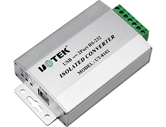 Промышленный Самый Продаваемый Преобразователь USB на 2 Порта RS-232 с изолирующим устройством UT-8102