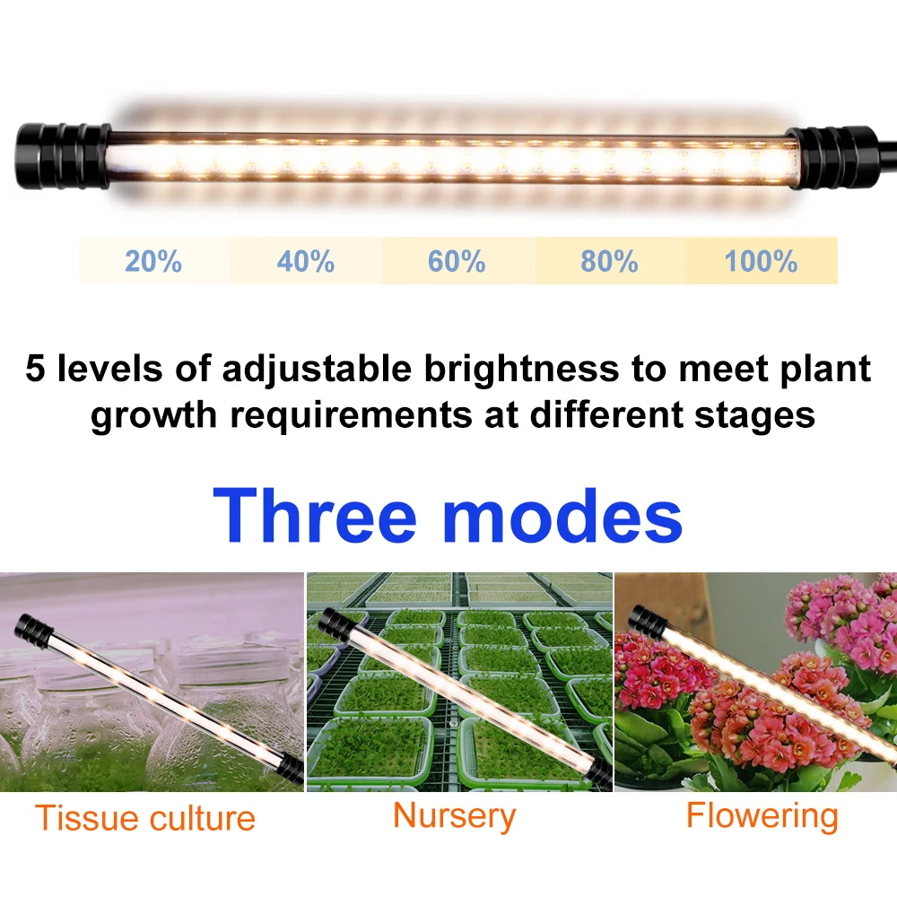 Светодиодная Лампа Полного Спектра Гидропонная Фитолампа Для Растений USB Plant Grow Light Теплица Фито Лампа Для Рассады Палатка Для Выращивания цветов