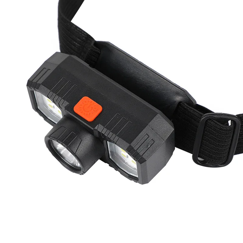 Светодиодная фара с сильным светом, USB-зарядка, Наружная ночная ходовая фара, Длинная светящаяся велосипедная фара