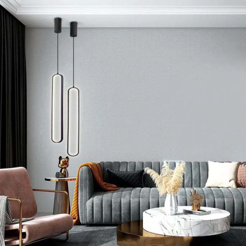 Современные подвесные светильники с длинным кабелем для прикроватной тумбочки, освещения гостиной, фойе, подвесной светильник для домашнего декора в скандинавском стиле со светодиодной подсветкой