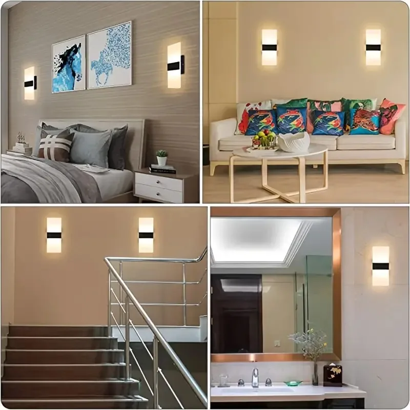 Современный светодиодный настенный светильник, внутреннее освещение для дома, прикроватные лампы, украшение спальни, гостиной, настенный светильник в скандинавском коридоре
