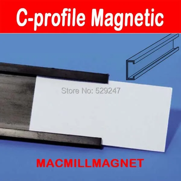50ШТ профильный магнитный держатель этикетки с ПВХ и бумагой шириной 25 мм Резиновый магнит Гибкие магниты Длина этикеток