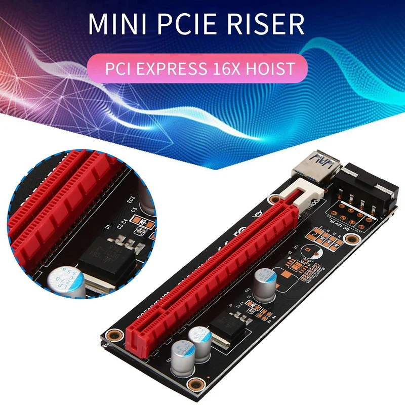 Mini Pcie К PCI Express 16X Riser Для Ноутбука Внешняя Графическая Карта EXP GDC BTC Antminer Miner Mpcie К Слоту PCI-E Карта для майнинга