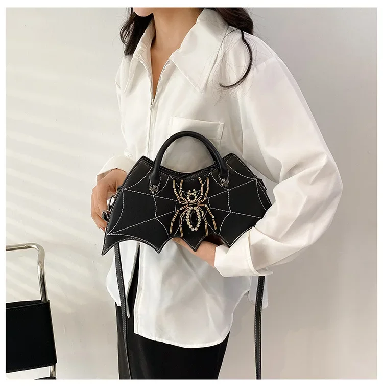 Американские модные креативные сумки-паучки ручной работы, персонализированные женские сумки с вышивкой и бриллиантами, искусственная сумка через плечо