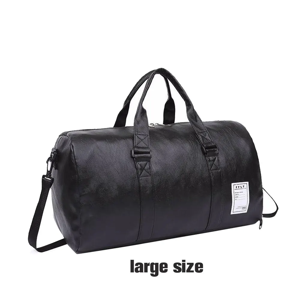 Дорожная сумка для багажа на молнии, органайзер для спортзала, кожаная сумка для обуви, сумочка