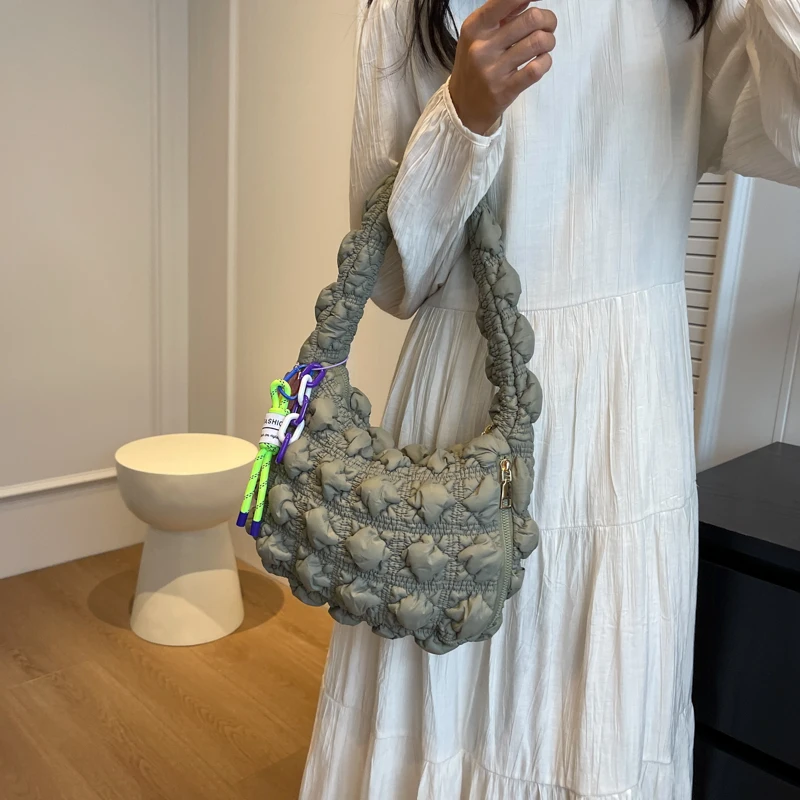Женские сумки в продаже 2023 года, высококачественные однотонные сумки-мессенджеры на молнии в виде полумесяца, дизайнерские сумки через плечо в стиле ретро