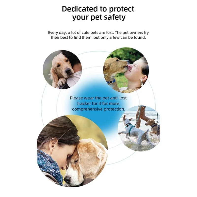 Мини 4G GPS Трекер Для Домашних Животных Водонепроницаемые GPS Ошейники Для Собак С Защитой От Потери Локатора Поддержка Сигнализации Двусторонний Интеллектуальный Вызов Простота Установки