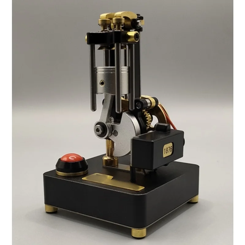 Мини-дидактический демонстратор четырехтактного двигателя, имитирующий работу пальчикового двигателя, научный опыт, развивающая игрушка