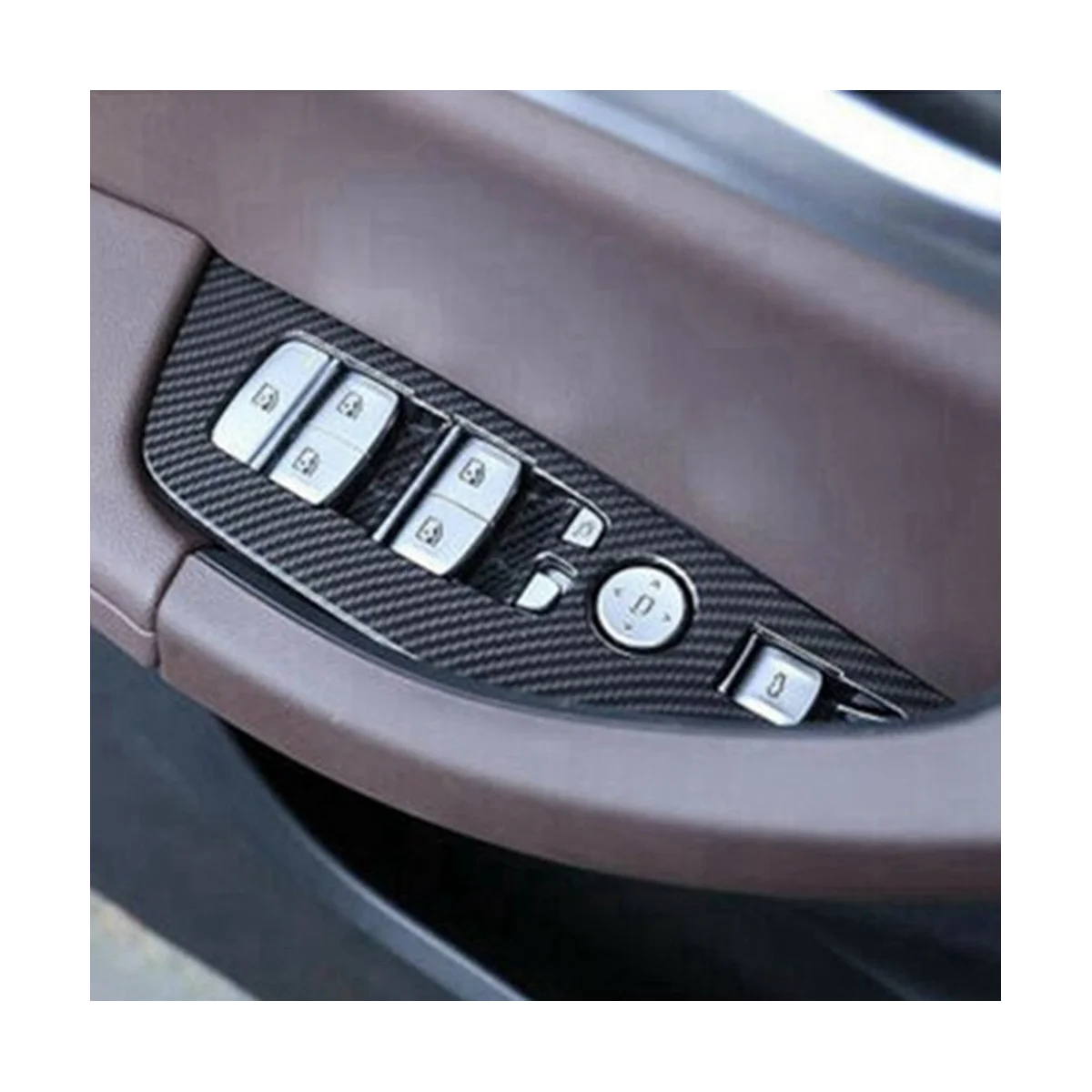 Отделка рамы кнопки стеклоподъемника автомобиля 4 шт для BMW X3 G01 X4 G02 2018-2021