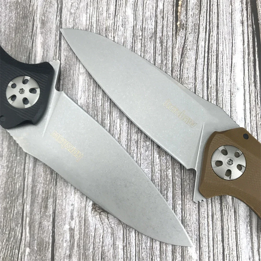 Складной Нож Kershaw 7007 Natrix Flipper Assisted Stonewashed Drop Point Blade G10 С Ручками EDC Для Наружных Тактических Ножей Выживания
