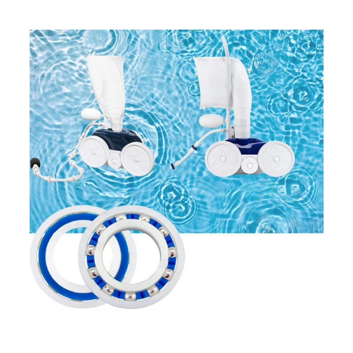 Сменное колесо с подшипником из 8 комплектов для Polaris Pool Cleaner 360 380 9-100-1108 Запчасти для очистителей бассейнов
