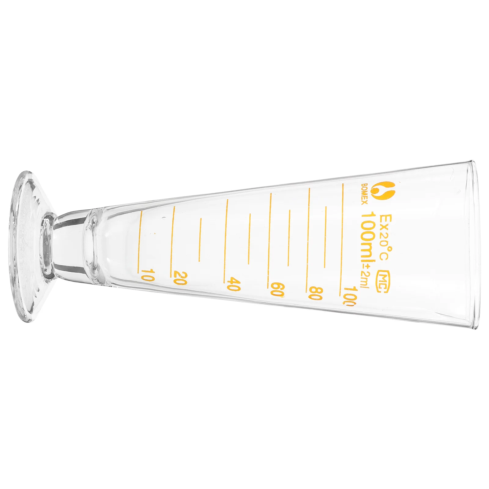 Стеклянный мерный стаканчик Портативный стеклянный стакан Лабораторный Экспериментальный стакан для научного проекта