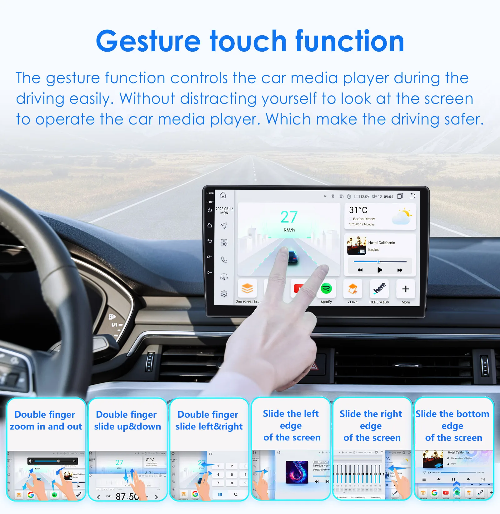 Carplay 4G 7-дюймовый DSP AI Система 2din Android Автомагнитола Для BMW 3-Серии E90 E91 E92 E93 Навигация GPS Мультимедийный Видеоплеер BT