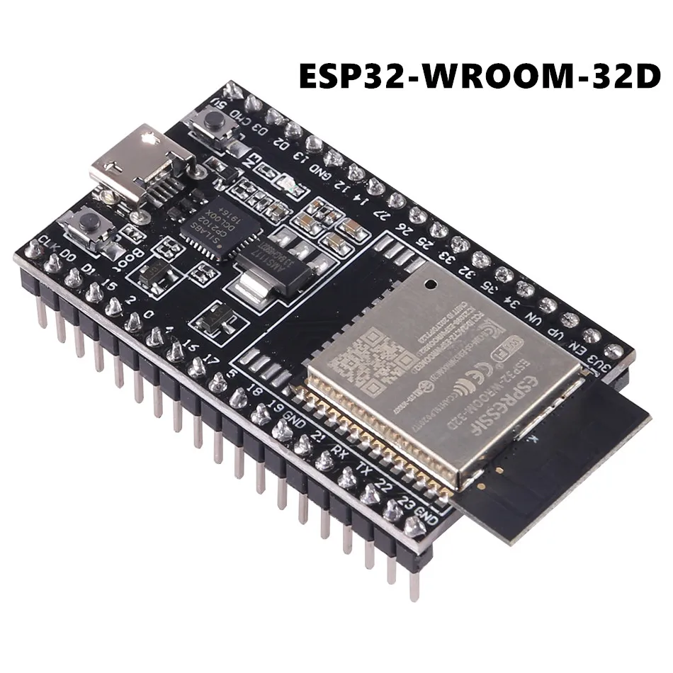 ESP32 ESP-32S WiFi Плата разработки ESP-WROOM-32 NodeMCU-32S Процессор Микроконтроллера Интегрированный Чип CP2102 для Arduino ESP32