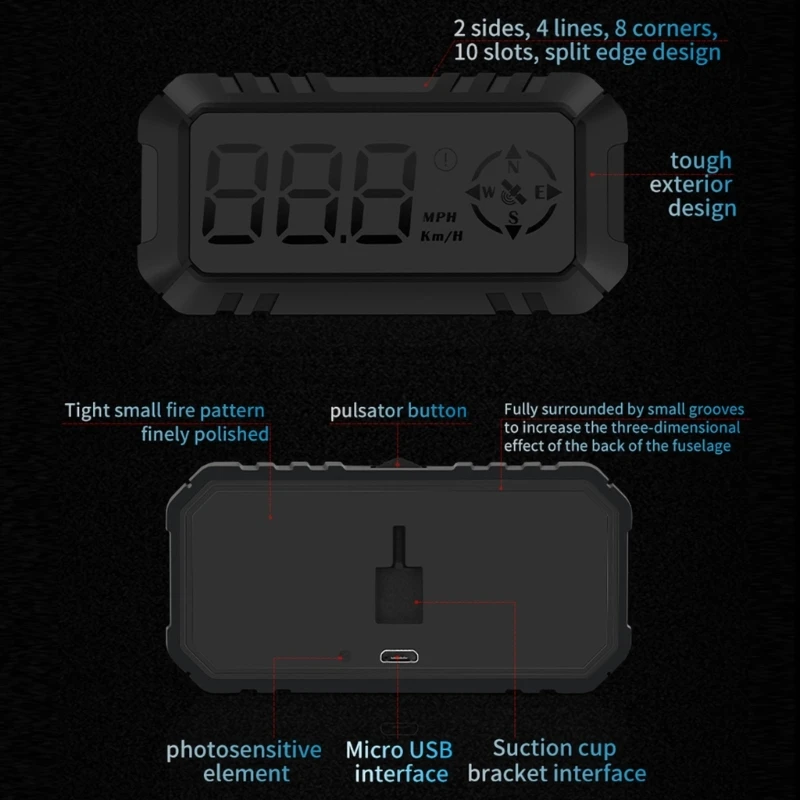 GPS G7 Автомобильный Уровень Внедорожной системы Реального времени HUD Автоматический Спидометр Челнока