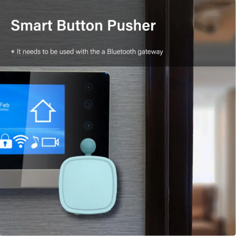 Tuya Bluetooth Пульт дистанционного управления Smart Button Push Самый маленький робот с механическими руками Cubetouch Bot Работает с Alexa Google Assistant